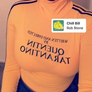 Cropped Written and Directed by Quentin Tarantino turtleneck